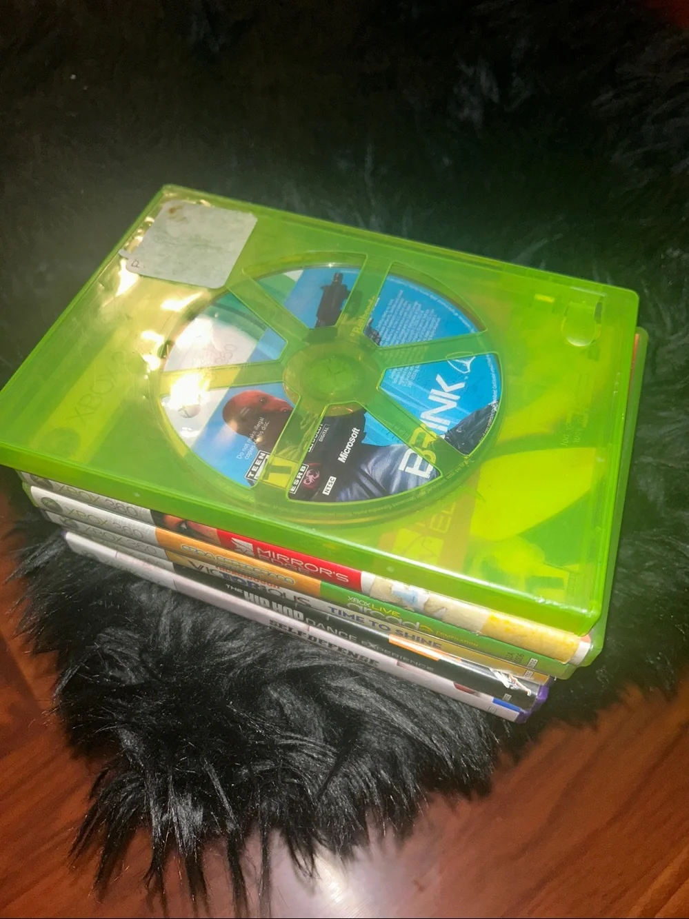 Retro 6 Xbox 360 Game Bundle - Mirror's Edge, Sega Arcade, Kinect Dance Games
